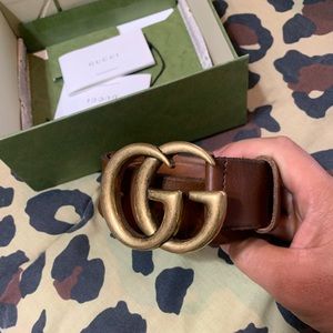 Brown Gucci Belt